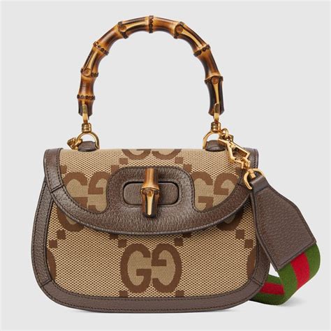 gucci bamboo hoops|gucci bamboo handbags.